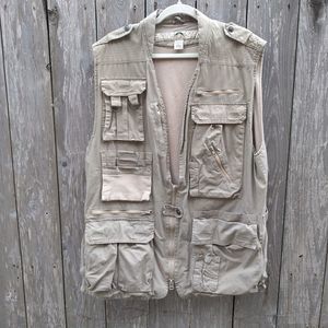 Nikoata size XL explorer team vest khaki utility performance hunting hiking fish